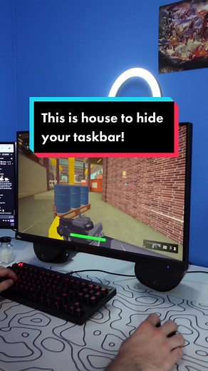 This is house to hide your taskbar! #techtok #tech #technology #pc #pcgaming #pcgamer #pcsetup #pcbuild #gaming #gamingontiktok #gamingsetup #techpctips #pctech #pctechtips #pctechnology