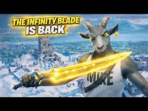 THE INFINITY BLADE IS BACK in OG FORTNITE! (Its Actually Broken...)
