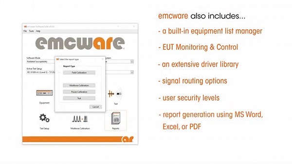 AR's emcware Software