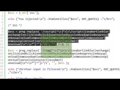 Bypass a 'preg_replace' Cross-site Scripting filter