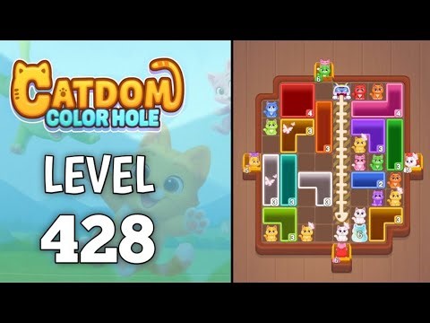 Catdom: Color hole Level 428 walkthrough solution