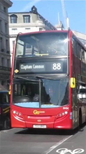 88 Clapham Common ADL enviro 400H EH34 YX13 BKG and 12 Oxford Circus New Routemaster LT687 LTZ 1687