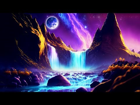 FALL INTO DEEP SLEEP • Relaxing Sleep Music For Stress Relief • Calm the Mind with Magical Waterfall
