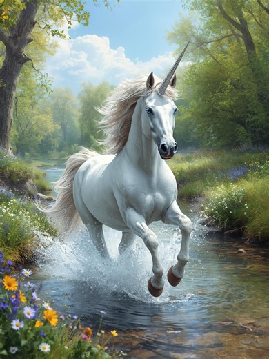 Unicorn Wall Art Prints (set of 4) - Fantasy Nursery Decor (digital Download) - Etsy