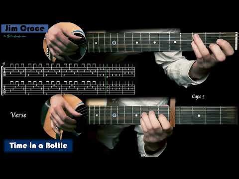Time in a Bottle - Jim Croce | (BOTH PARTS!) TABS Tutorial - Dr. Guitar