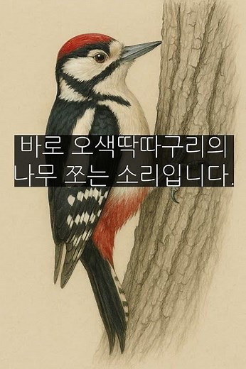 짧은생태 #오색딱따구리 #새 #숲 #딱따구리소리