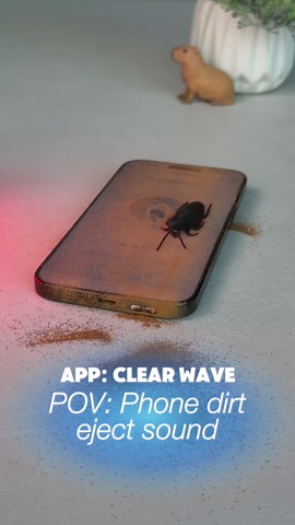 Speaker cleaner sound helps remove dirt and water 🔊 #fyp #viral #iphone #sound #foryou