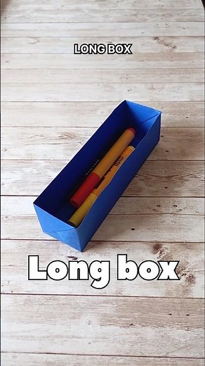 Long paper box easy folding|how to make a paper box step by step folding|artwork