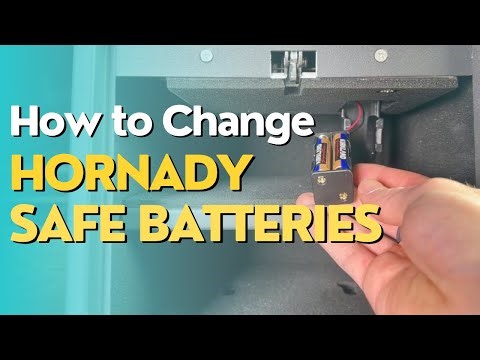 How to Change Hornady Electronic Safe Batteries