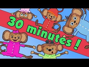 Five Little Monkeys Jumping on the Bed and More Nursery Rhymes for Kids! | Toddler Fun Learning