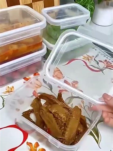 Single-Lock Airtight Food Storage Container With Lid Refrigerator Organizer For Kitchen