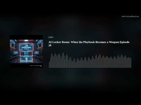 AI Locker Room: When the Playbook Becomes a Weapon Episode 20