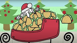 "Raining Tacos (on Christmas Eve)" Video is a Yuletide Delight