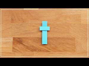 HOW TO: PAPER CROSS | EASY ORIGAMI