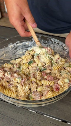 Chicken Bacon Ranch Pasta Salad