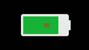 charging icon or Battery charging accumulator electric icon animation with charging battery icon progressing towards 0 to 100%. power charging icon, Containing charge, battery, energy, electricity.
