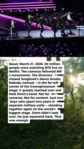 What V and Jimin Did On Stage When Cameras Weren't Watching Them