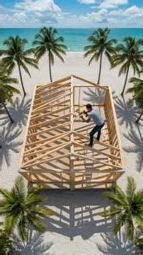 I Built a Luxury Wooden Cabana Resort in a Coconut Grove From Scratch