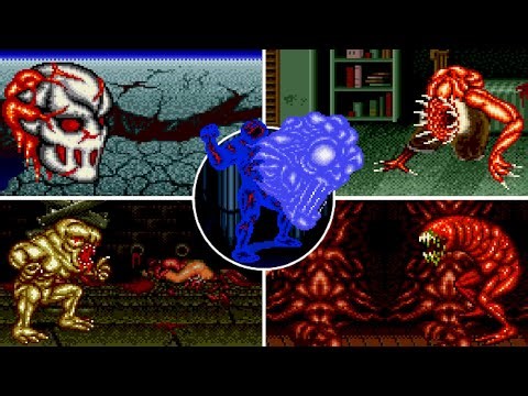 Splatterhouse 3 (Genesis) All Bosses (No Damage, Game Master)