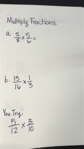 5.4K views · 15 reactions | How to multiply fractions and cross cancel. #mulitplyingfractions #fractions #simplifyingfractions #impactmath19 | Impactmath19 | Facebook
