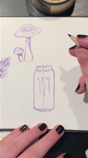 can i draw a MONSTER? #art #artist #tutorial #drawing #sketchbook #sketch #learn