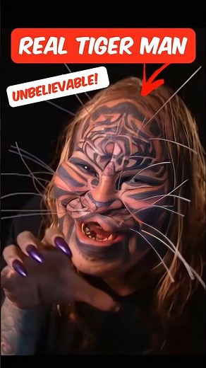 OMG! This Man Transformed into a Tiger! I The Stalking Cat
