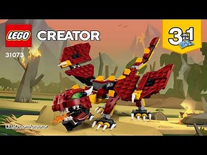 LEGO instructions - Creator - 31073 - Mythical Creatures (Book 1)