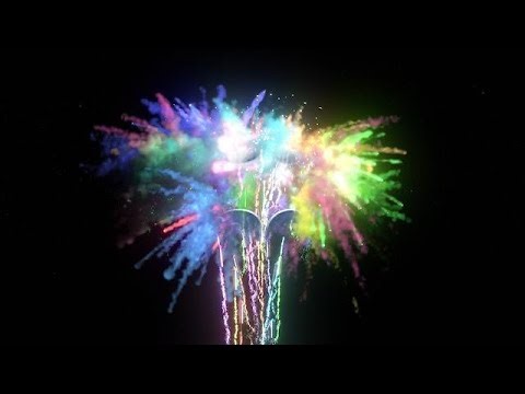 Create a Fireworks Logo Animation Video - MakeWebVideo.com