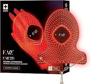 FAQ 221-8 Light Hand Mask - Wireless & Lightweight Masks Beauty - Flexible-Fit - Wearable Skin Care