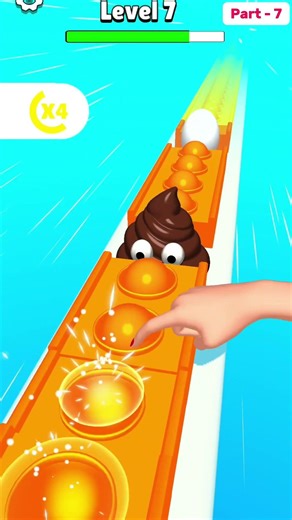 POOP vs EGG! The Funniest 3D ! 🤣💩🥚 Pop Runner 3DFun (Part-7) #gaming #shorts #shortfeed #viralshorts