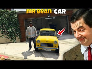 Stealing Mr Bean's Car 😂in GTAV !