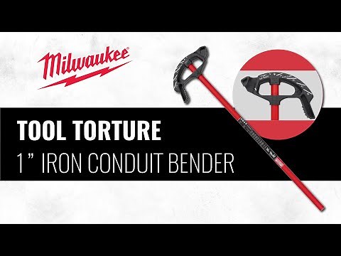 Tool Torture: Milwaukee 1" Iron Conduit Bender