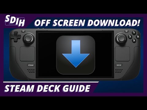A NEW EASY Way To Download Games On The Steam Deck With Your Screen OFF! (Steam OS)