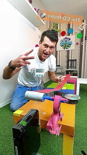 Exploring The CD Roller: Homemade Fun with Gadgets