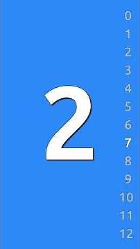 Counting 1–10 (12 Sets) | Male & Female Voice | Large Numbers Timer