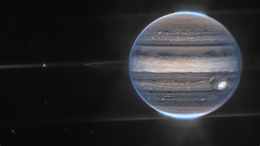 Jupiter's moons leave cold 'footprints' in the planet's auroras, James Webb Space Telescope finds
