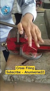 Cross Filing || Method of Filing || File Process #shorts #ytshorts #fitting #short #iti