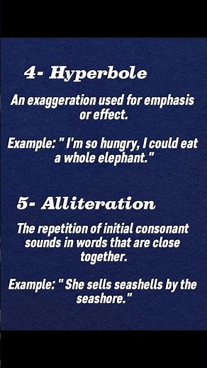 Figures Of Speech📚|Literary Devices in very easy way with examples #english #figuresofspeech