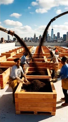 Raised Planter Bed Installation in 30 Seconds 🌱