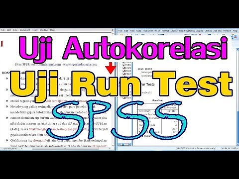 Cara Uji Autokorelasi dengan Uji Run Test Menggunakan SPSS Detail