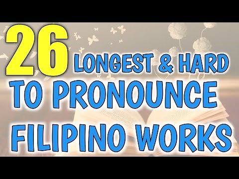 List of Longest Filipino Words with Tagalog Translation