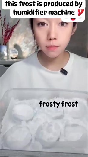 4.4K views · 208 reactions | hollow ice & crunchy freezer frost produced by a humidifier | frosty_frost_asmr | Facebook