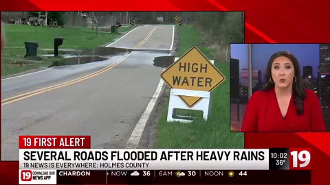 Severe storms flood roads across Northeast Ohio