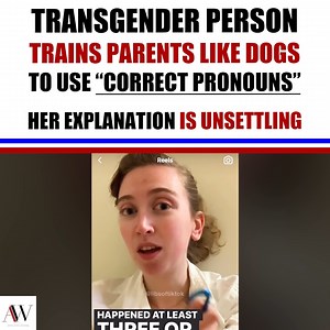 145K views · 7.2K reactions | Trans person trains parents like dogs to use "correct pronouns" | American Wire | Facebook