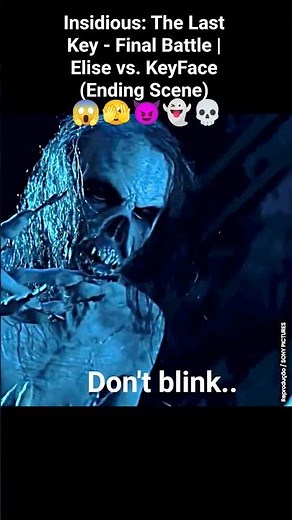 Insidious: The Last Key - Final Battle | Elise vs. KeyFace (Ending Scene) 🗝️💀#shorts #horror #viral