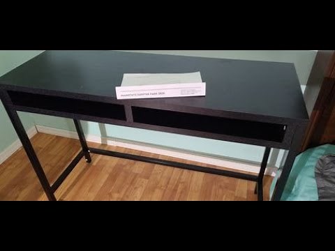Mainstays Sumpter Park Desk Assembly Instructions and Review