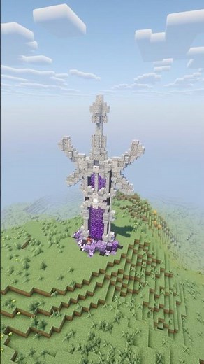 Sword Nether Portal. ⚔️ #shorts