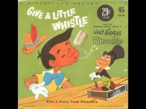 Cliff Edwards - Give A Little Whistle (1940) (From Pinocchio) (HMV B.D.821) (Rare Extended Version)