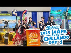 YUTO Games at IAAPA Expo 2025 Orlando | Day 1 Highlights | New Arcade Machines Showcase