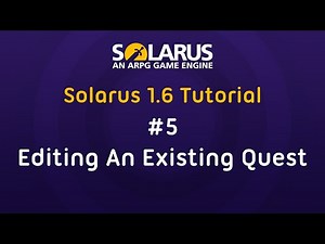 Solarus 1.6 Tutorial [en] - #5: Editing an existing quest